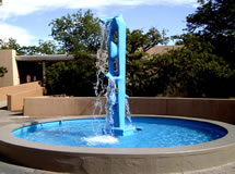 University of New Mexico Cornell Mall - College of Education Fountain